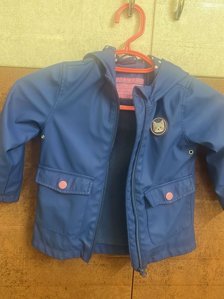Cute Blue Rain Jacket