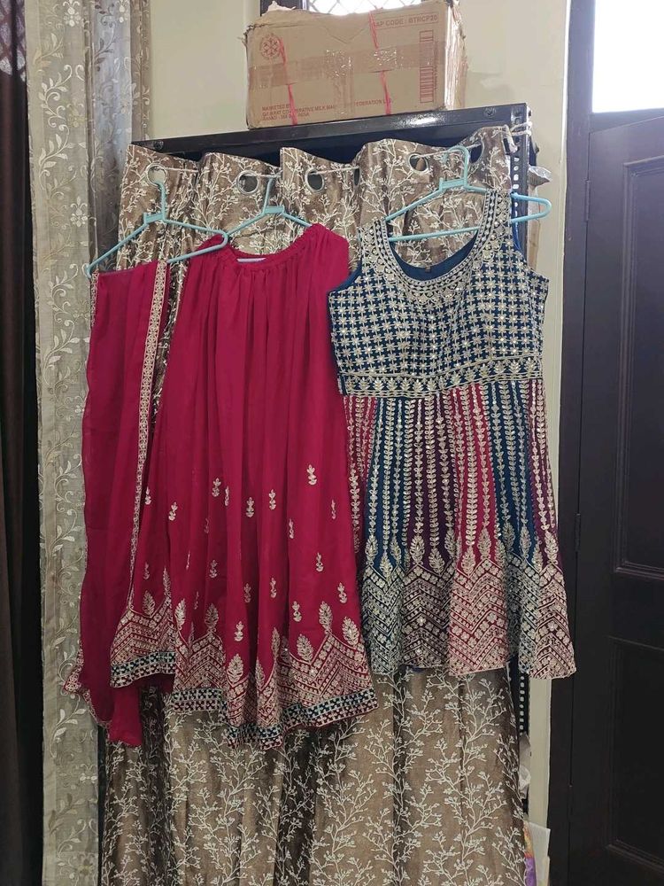 Elegant Embroidered Anarkali Suit