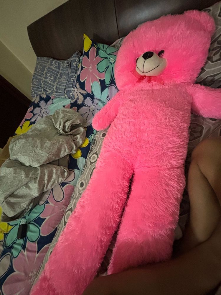 Giant Pink Teddy Bear Plush Toy