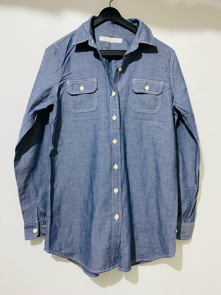 Stylish Grey denim shirt 🩶