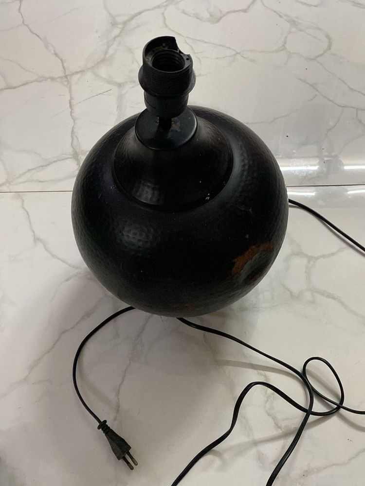 Unique Black Orb Table Lamp Base