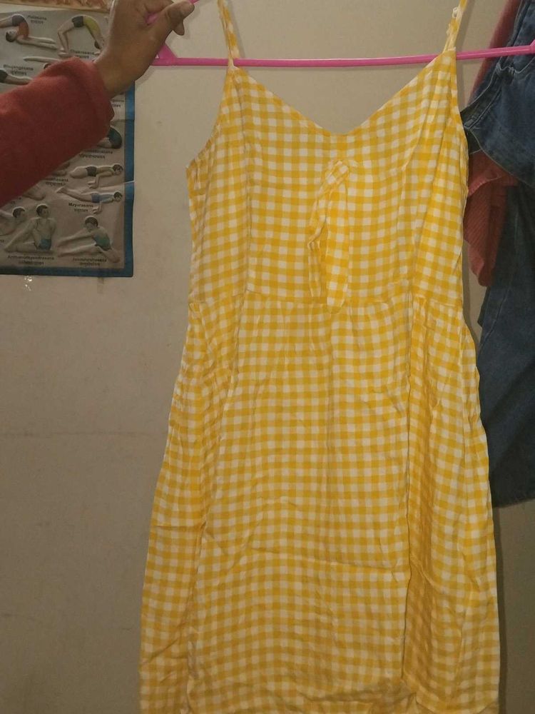 Yellow Gingham Sundress