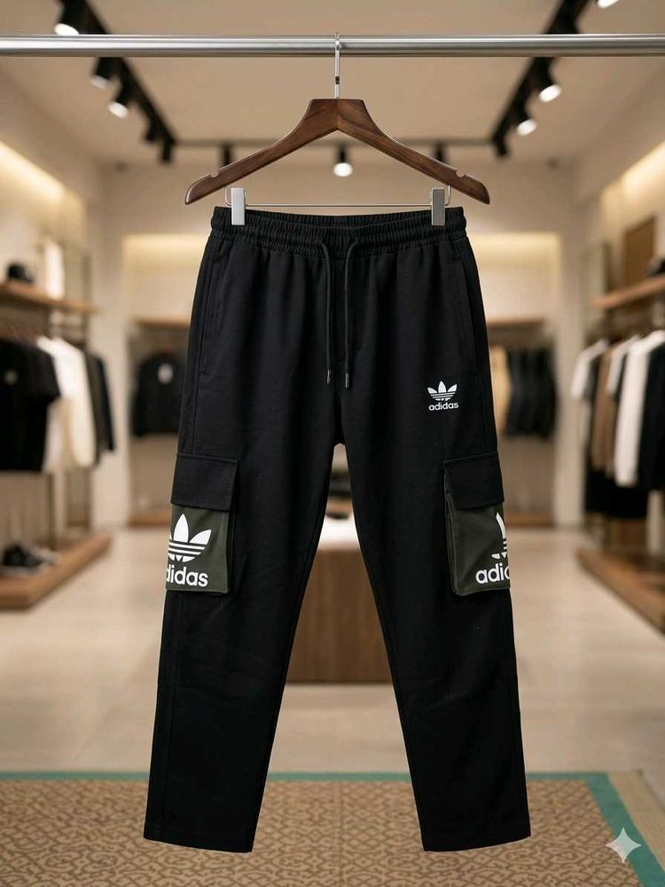 Adidas Black Cargo Pants