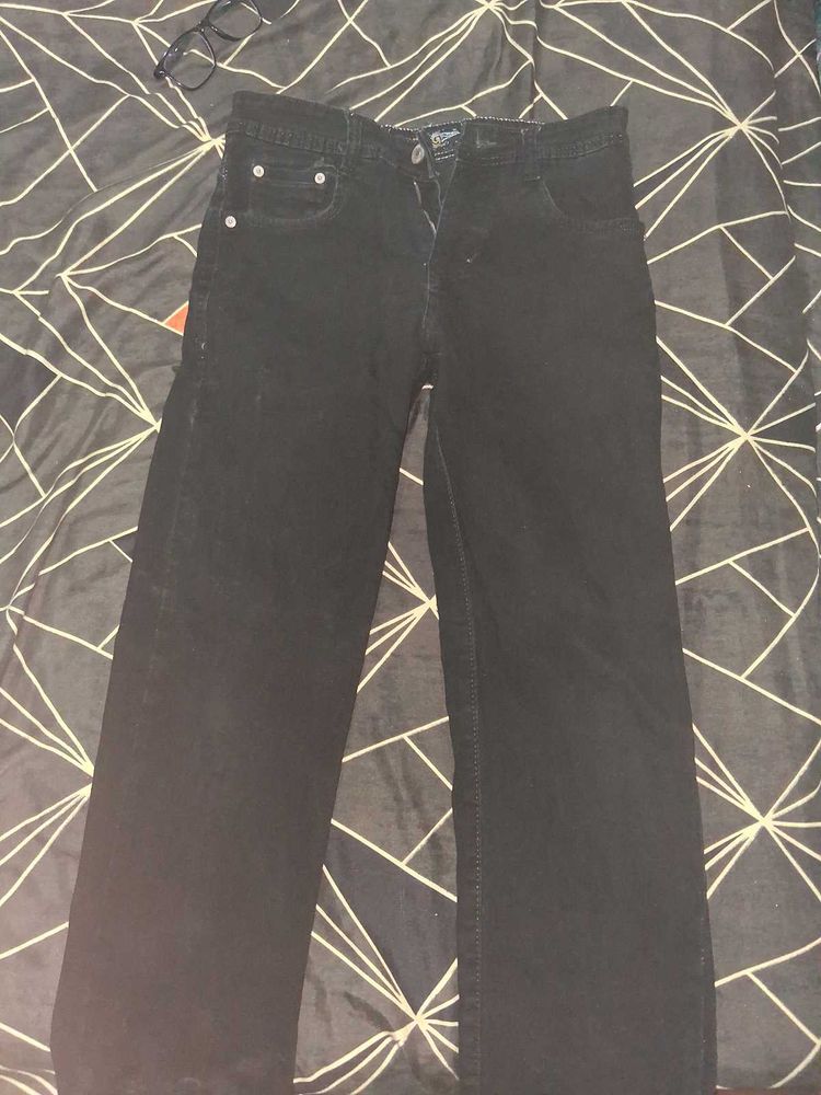 Classic Black Denim Jeans