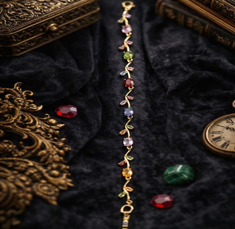 Limited offer🔥🔥 Multi-Color Gemstone Vine Bracel