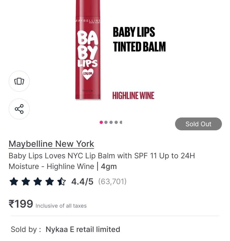 Maybelline Baby Lips Tinted Balm