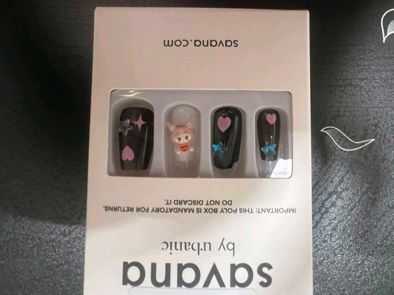 Savana Cute Kuromi Press-On Nails Set of 10