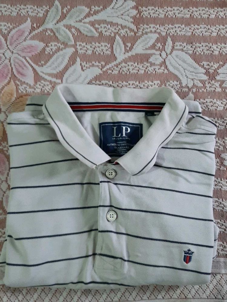 Classic Striped Polo Shirt