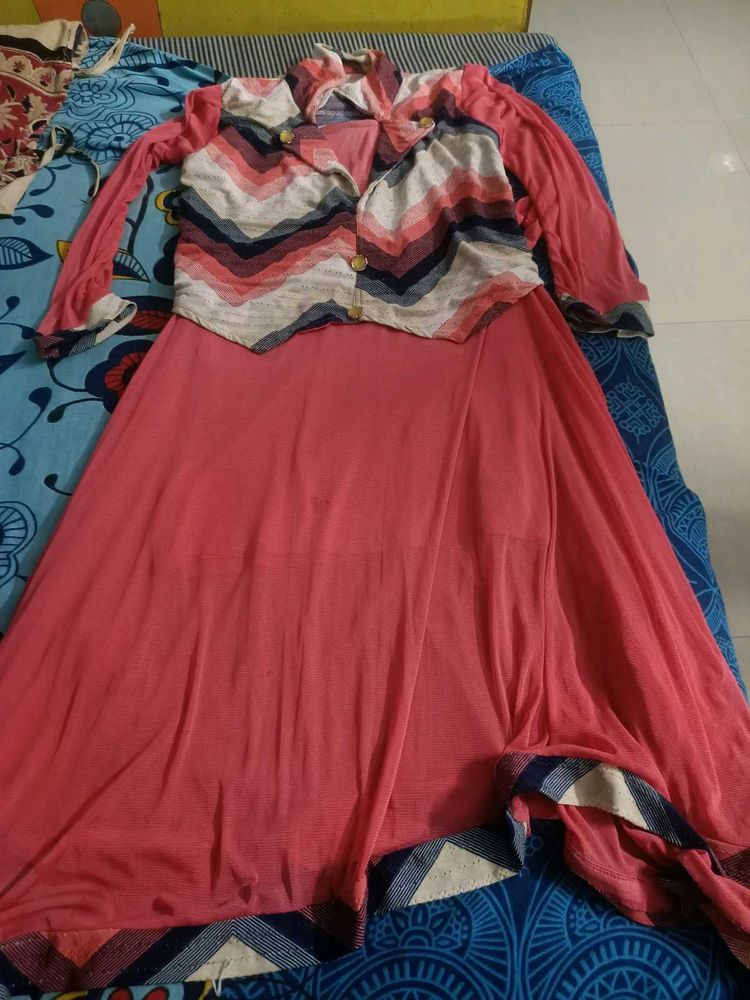 Pink Dress with Jacket