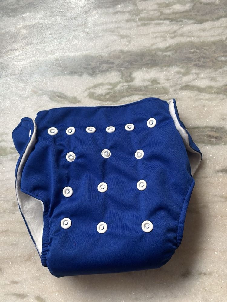 Blue Cloth Diaper