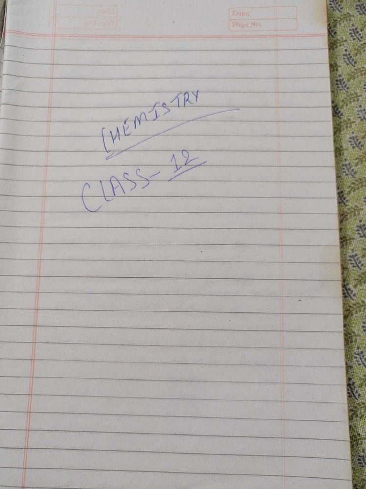 Cass12 Chemistry Handwriteen Notes