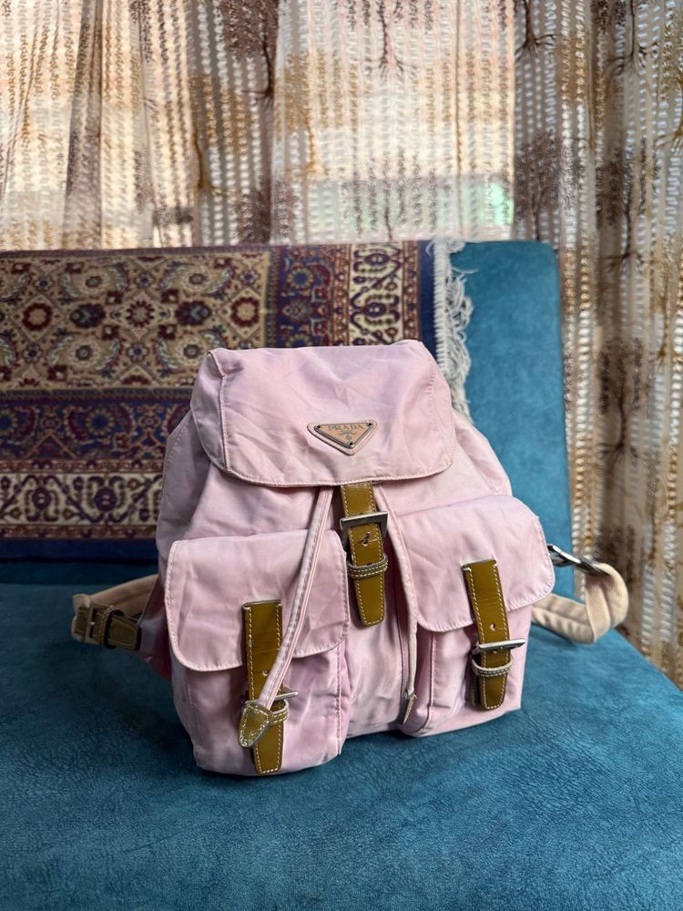 Pink Prada Backpack