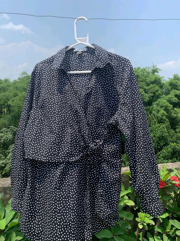 Chic Polka Dot Top