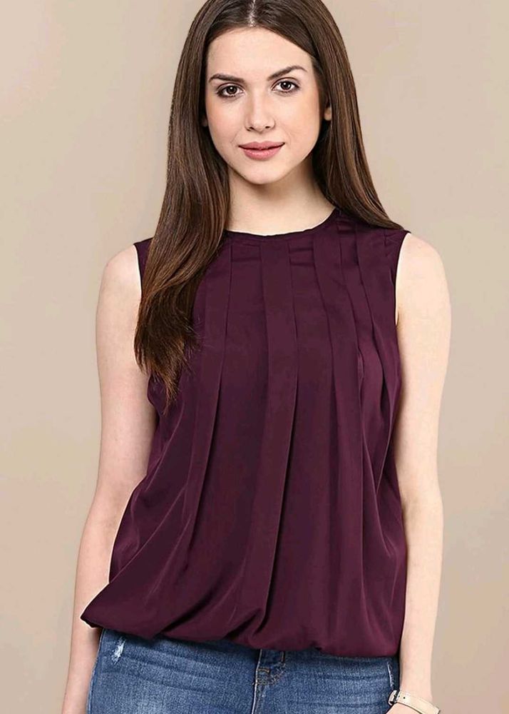 BRAND NEW Burgundy Top