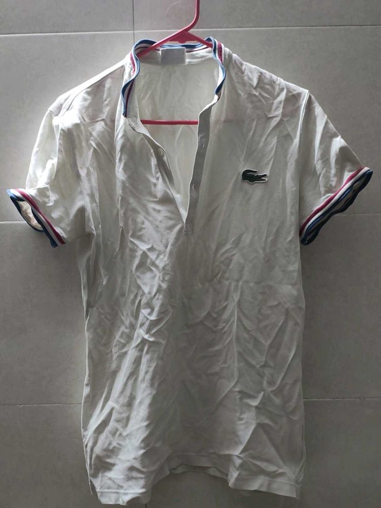 Lacoste White Polo Shirt
