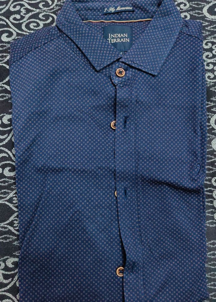 Indian Terrain Blue Shirt (M)