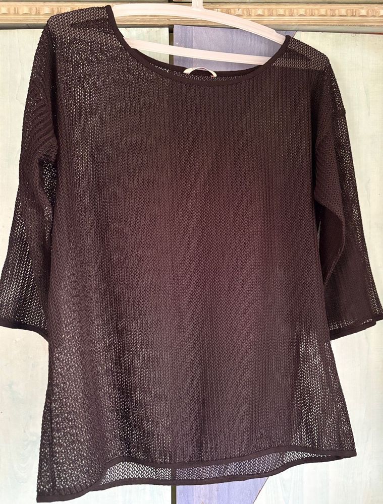 Sheer Knit Top