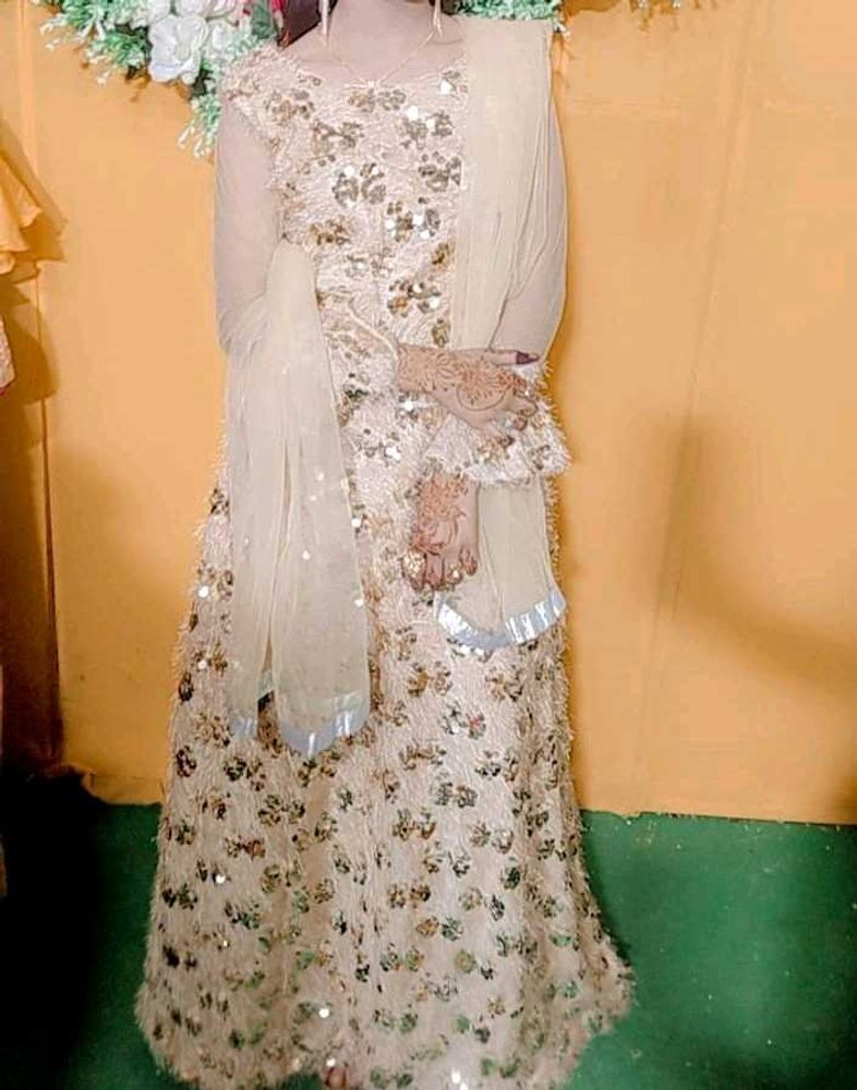 Elegant Sequined Pakistani Dress