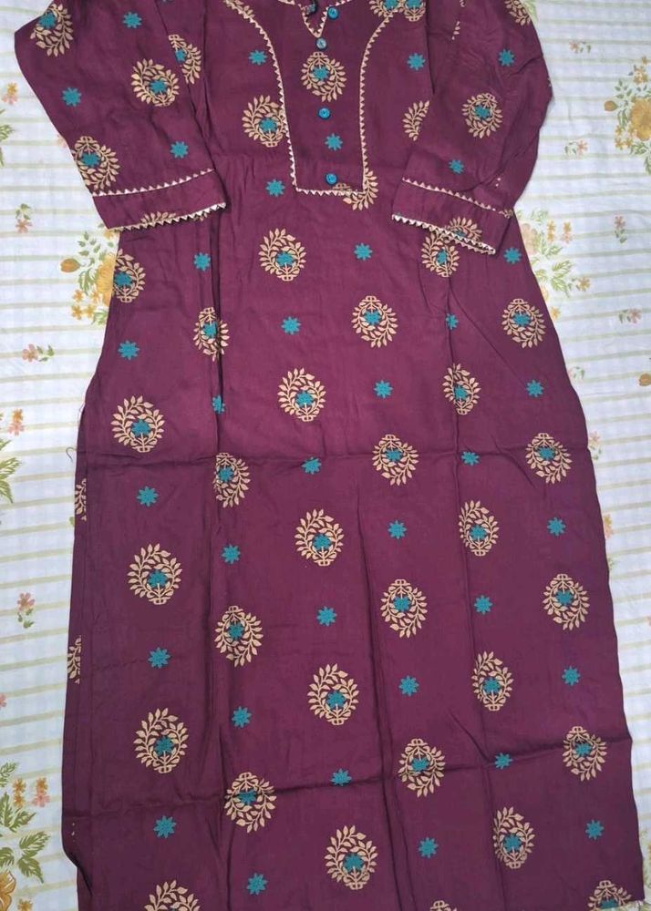 Elegant Printed Kurta