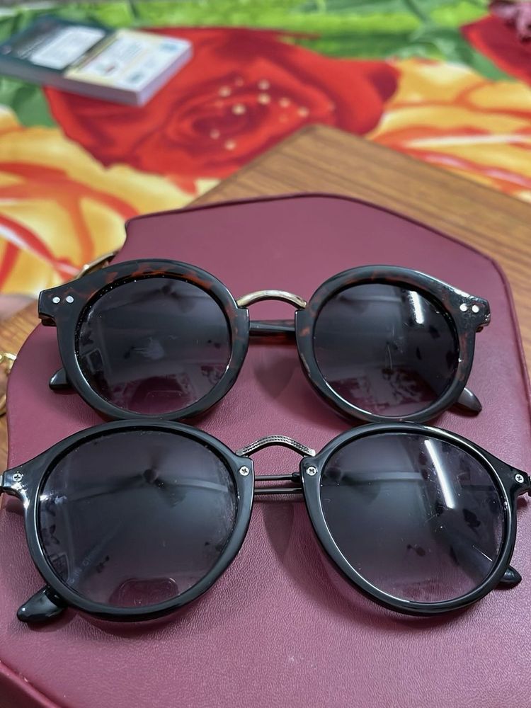 Stylish Round Sunglasses Duo