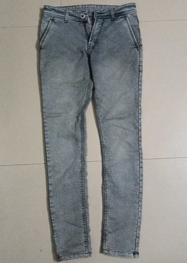 Men's Grey Wash Jeans