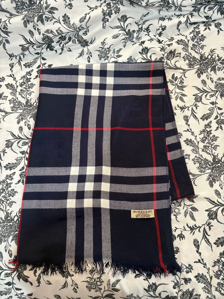 Burberry Plaid designer shawl