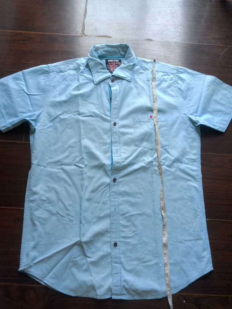 Light Blue Short Sleeve Shirt