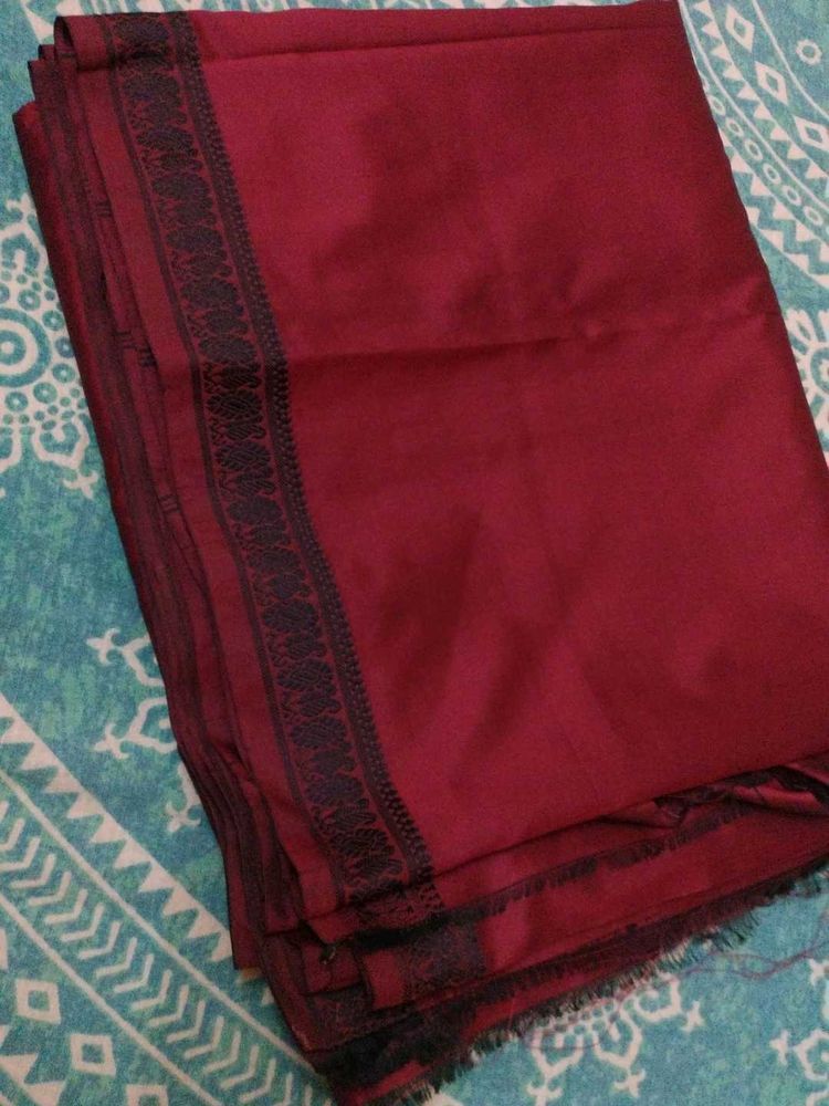 maroon saree