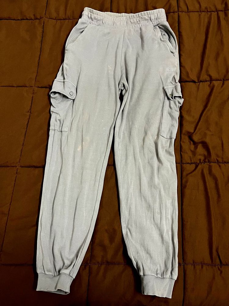 Grey Cargo Jogger