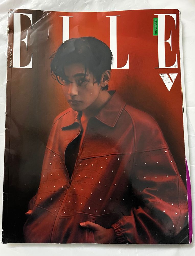 BTS V ELLE Magazine