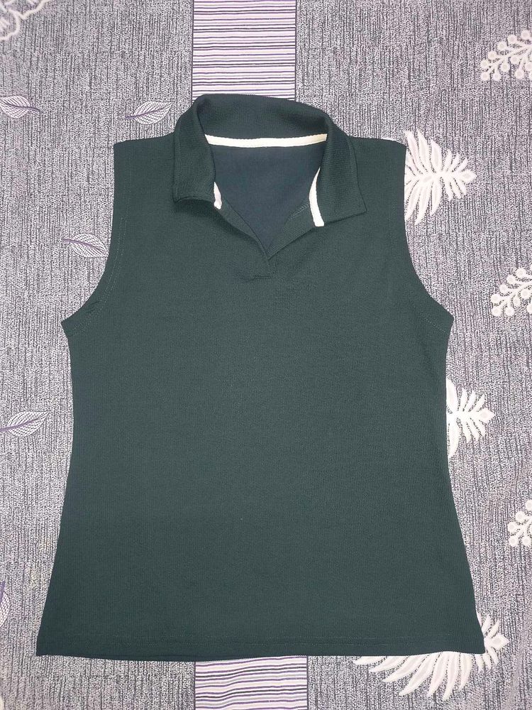 Sleeveless Polo Shirt