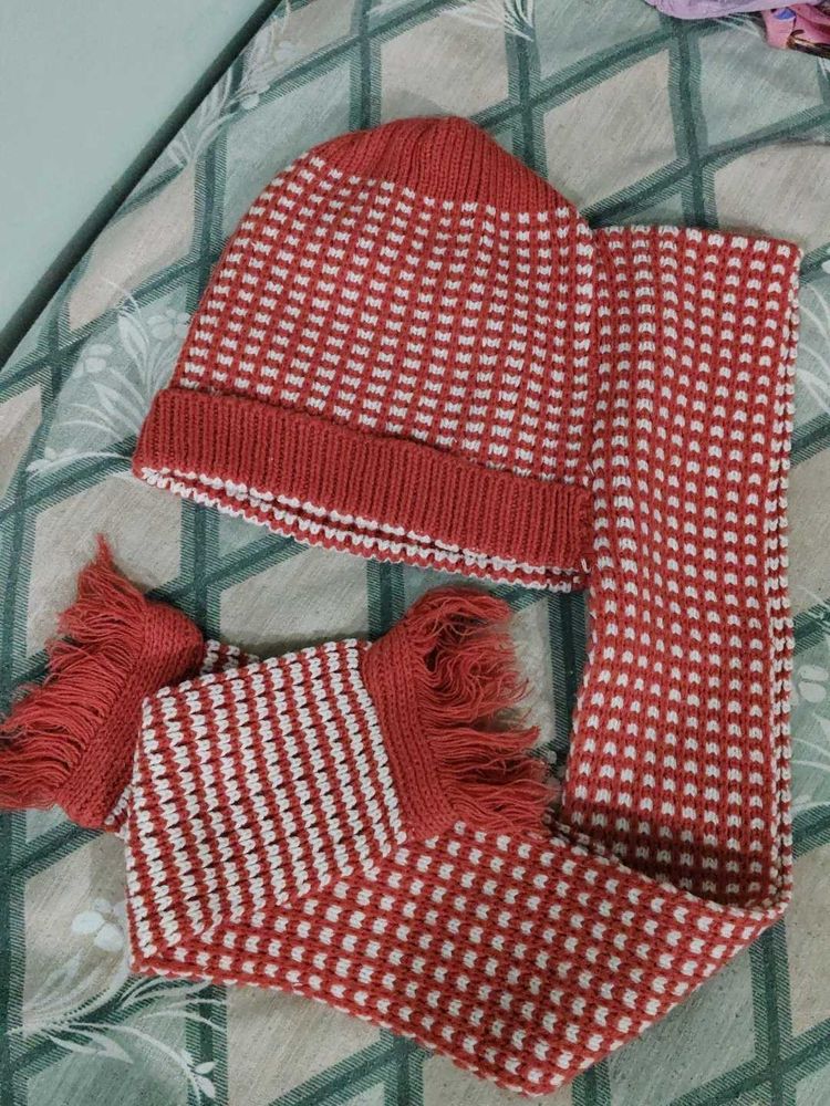 Cozy Knit Hat and Scarf Set