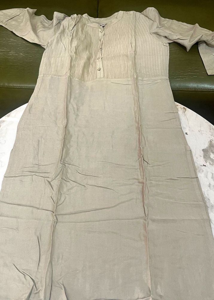 Fabindia Elegant Beige Kurta