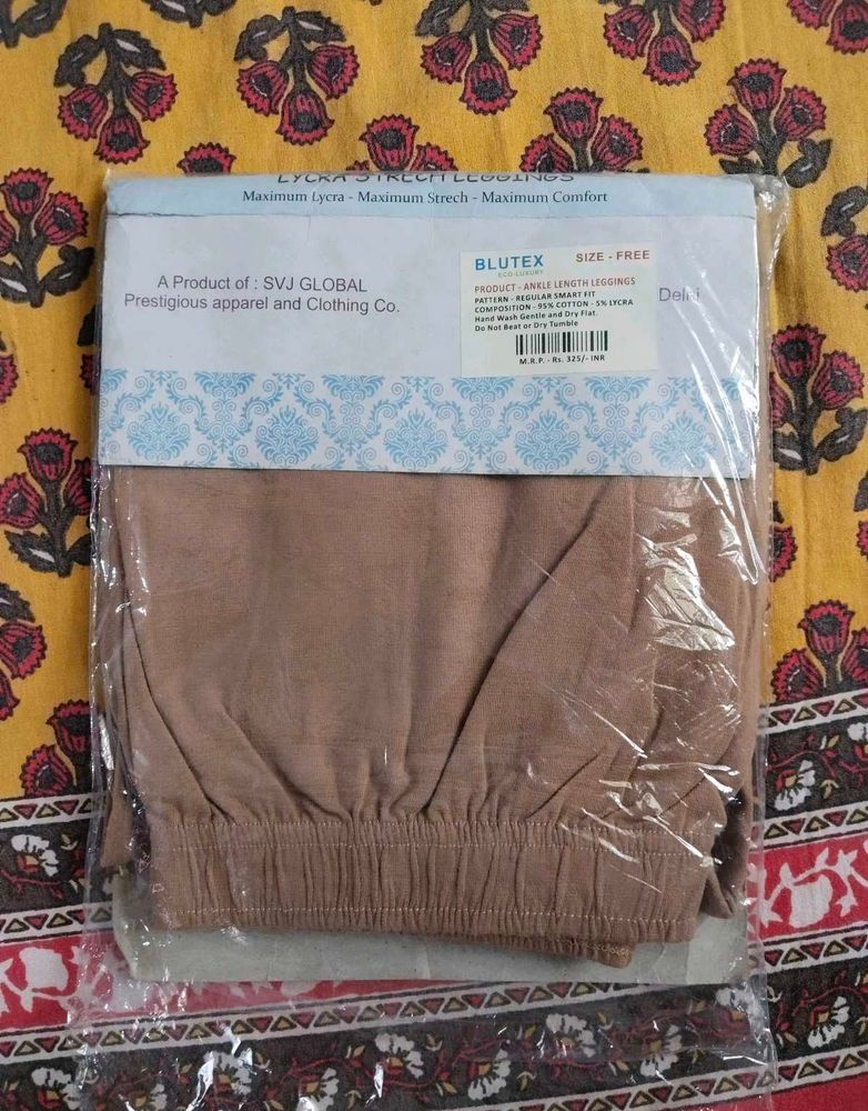Bluetex Brand New Lycra Stretch Leggings🤎