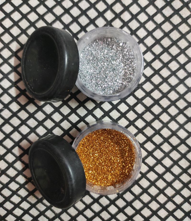 Silver &amp; Gold Eyeshadow Glitter.