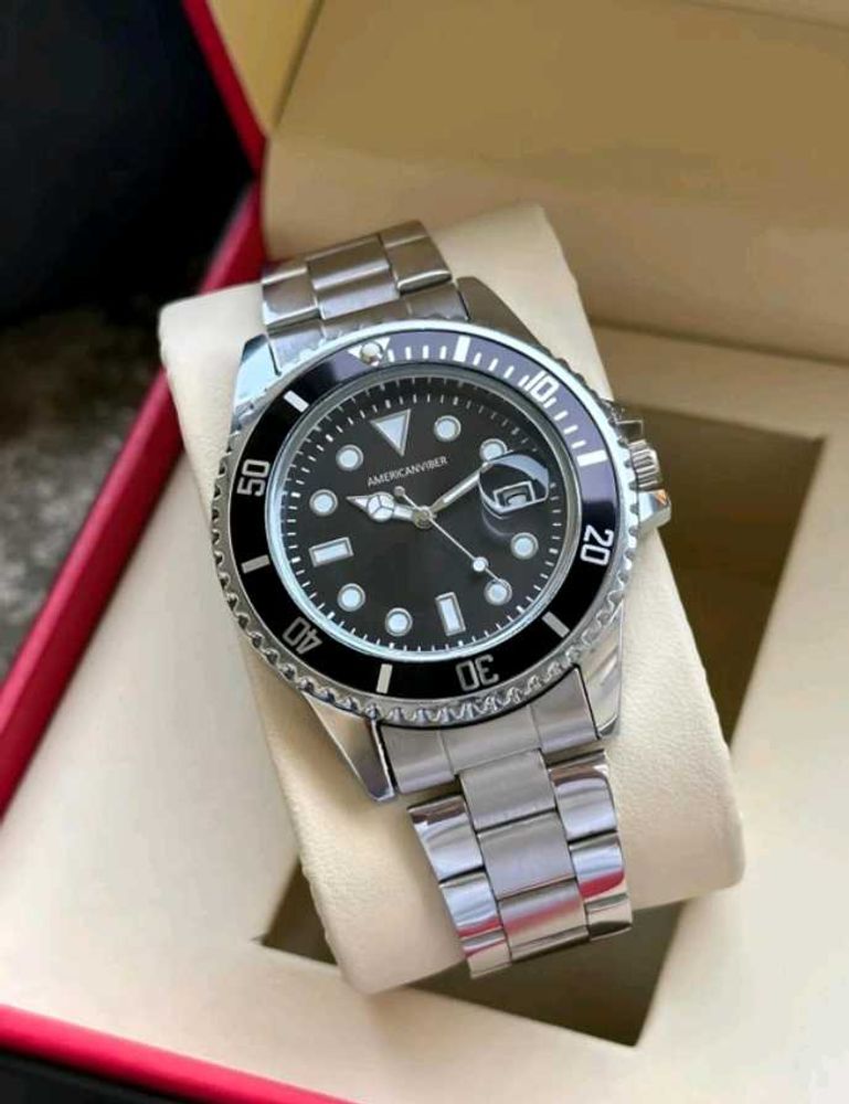 AmericanTime Stainless Steel Watch