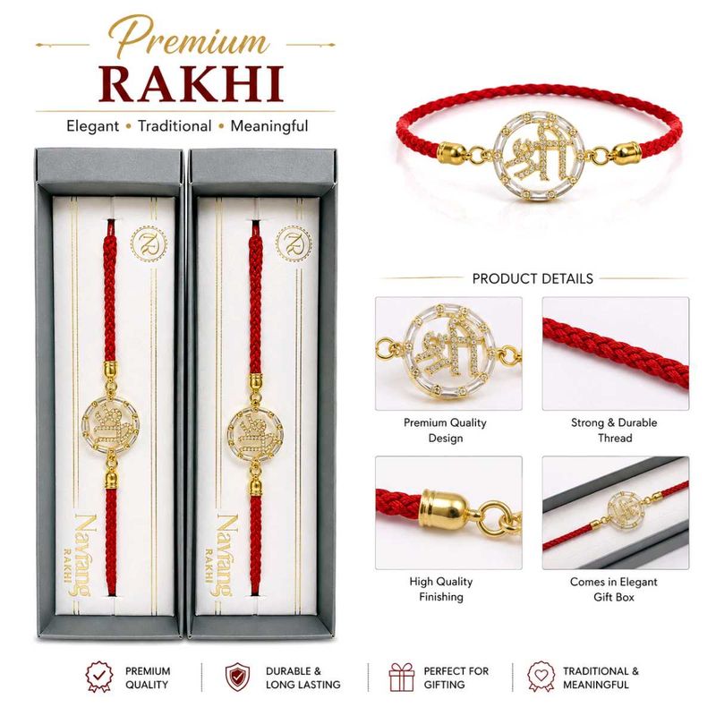 Premium AD stone Rakhi