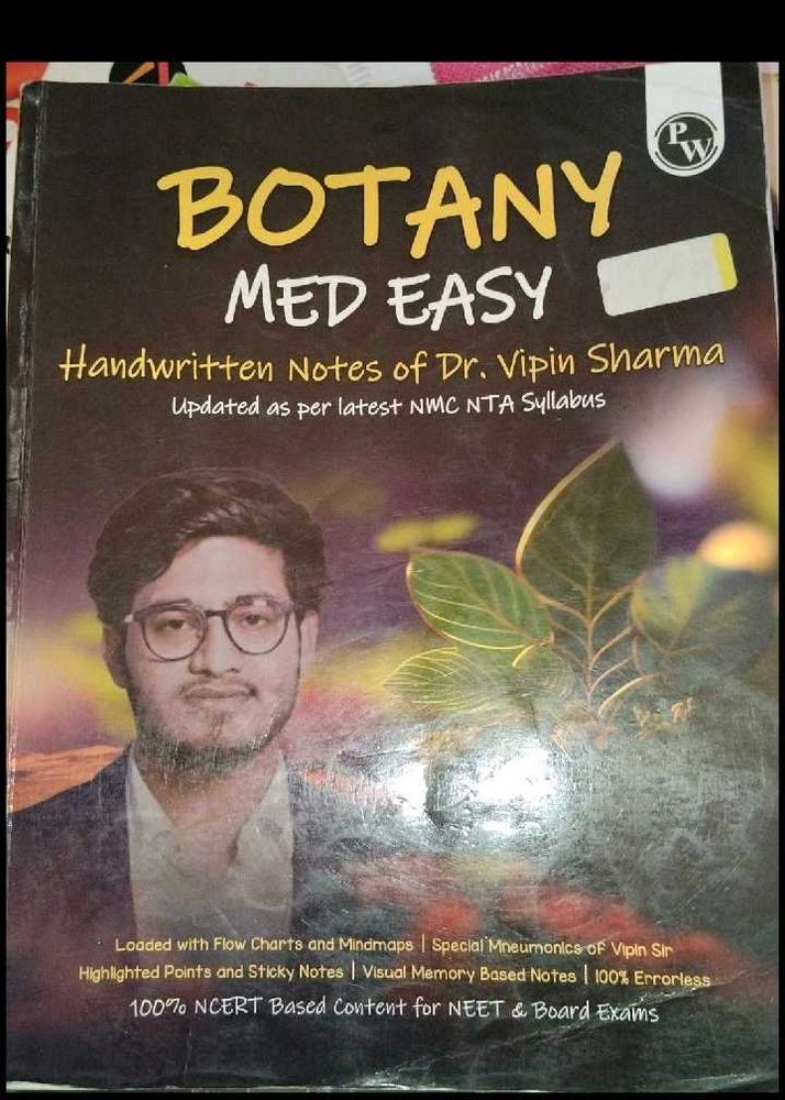 Botany and Zoology Med Easy Handwritten Notes