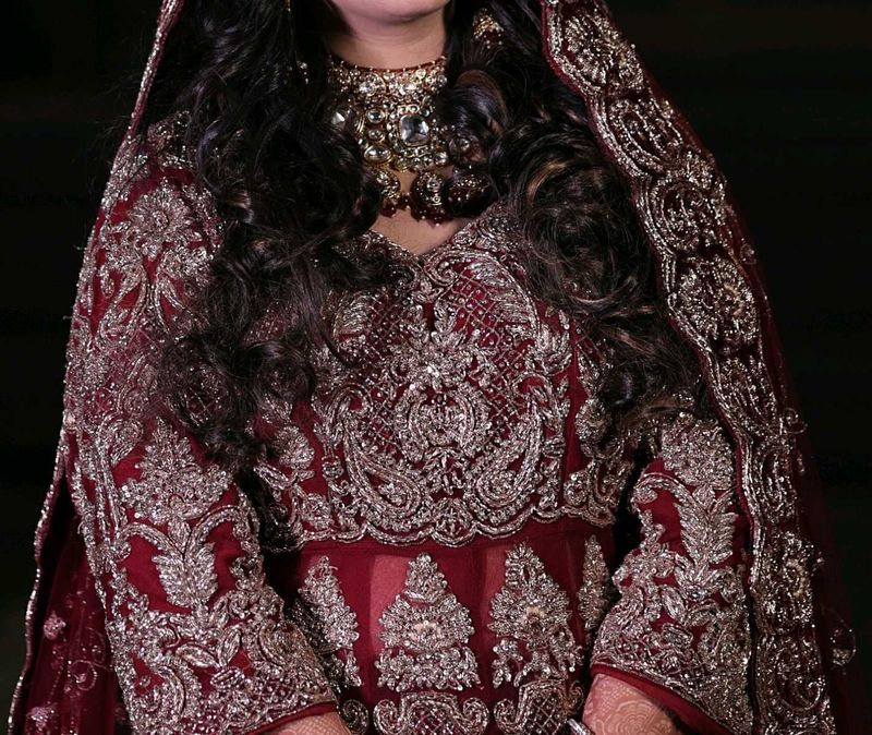 Exquisite Bridal Lehenga with Intricate Embroidery