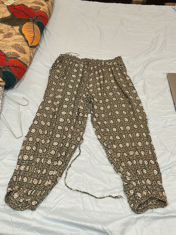 Boho Patterned Aladdin Pants