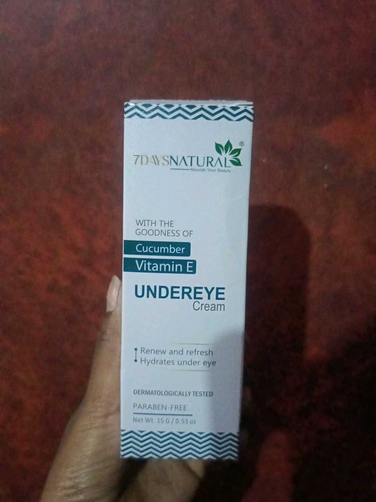 7 Days Natural Under Eye Cream