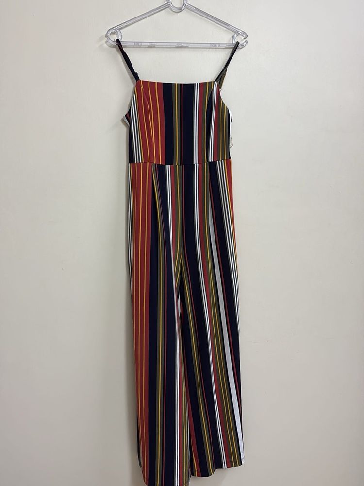 Chic Striped Jumpsuit