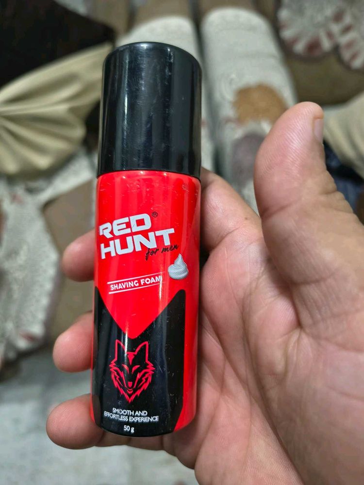 Red Hunt Shaving Foam for Men