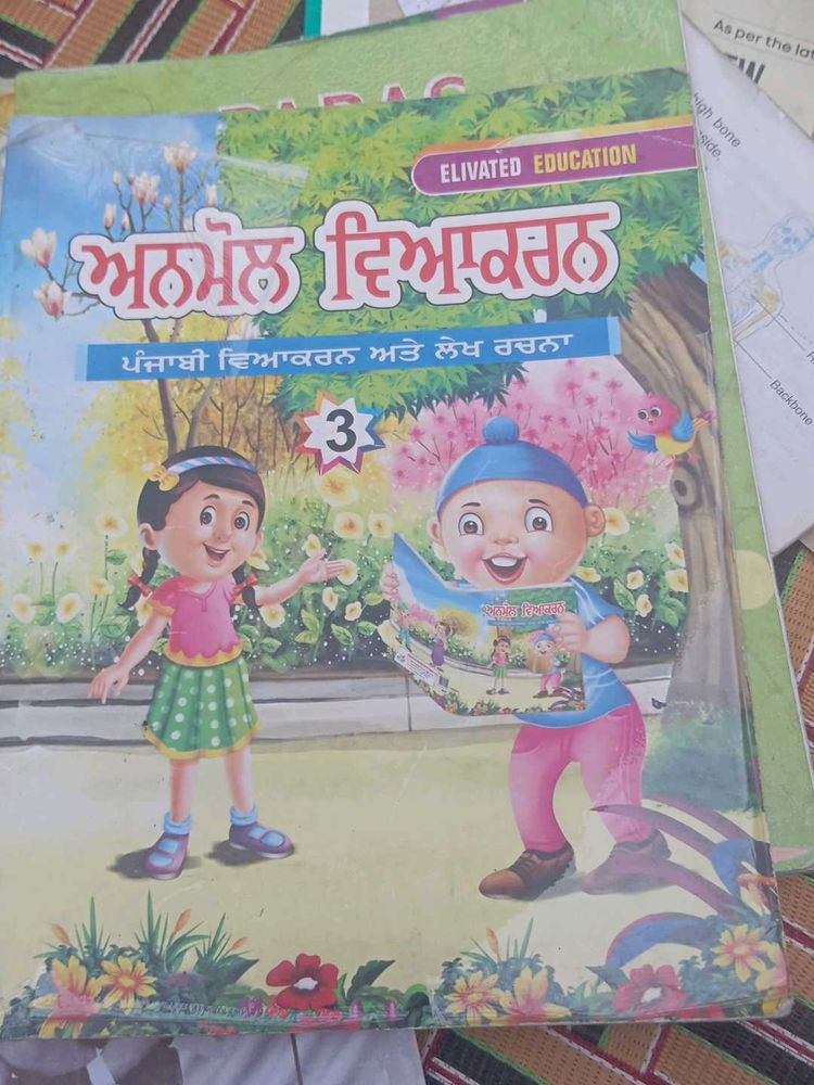 Punjabi Bal Vyakaran Textbook Grade 3
