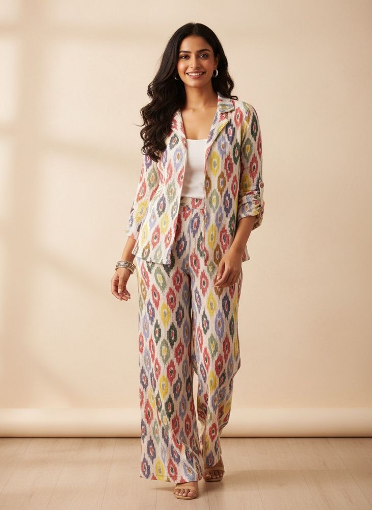 😍Colorful Bohemian Co-ord Set😍
