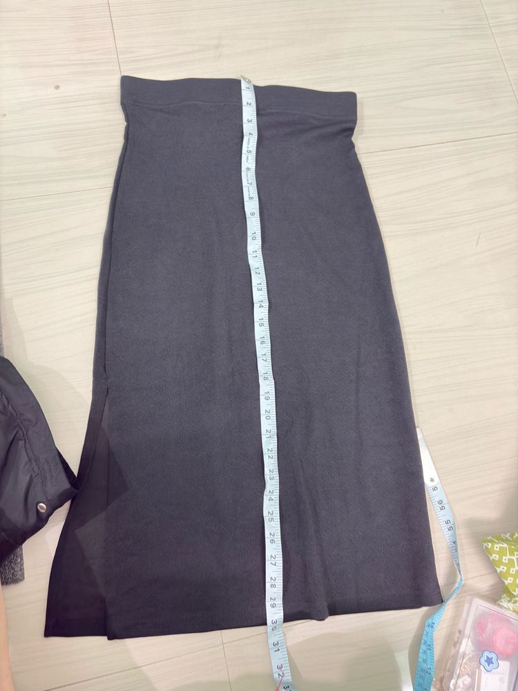 Black Casual Skirt