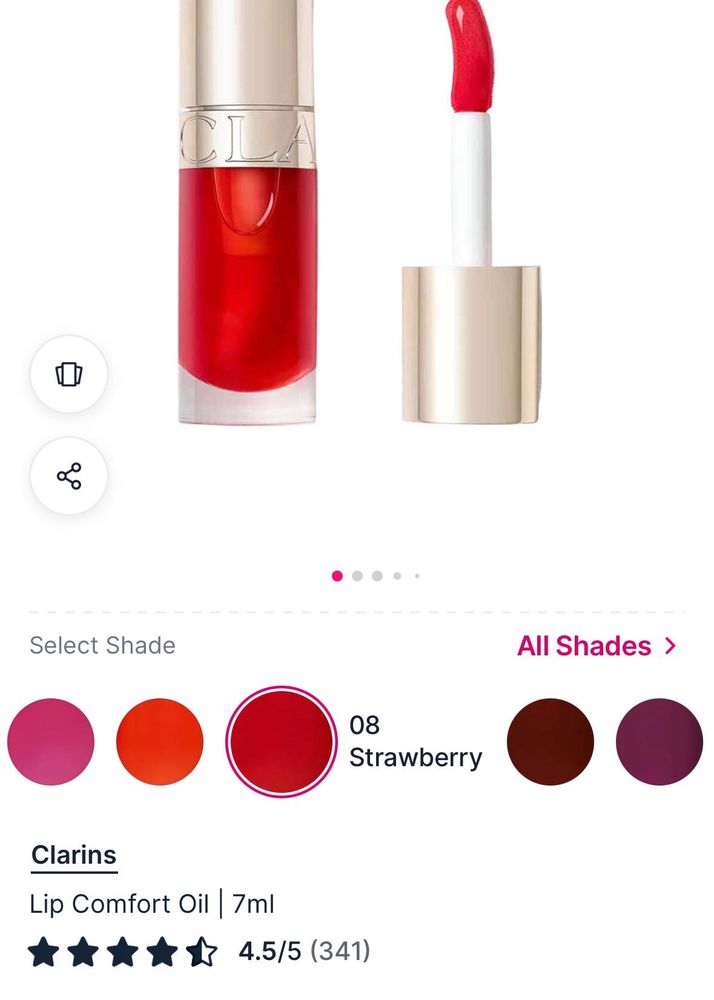 Clarins Lip Comfort Oil - Strawberry