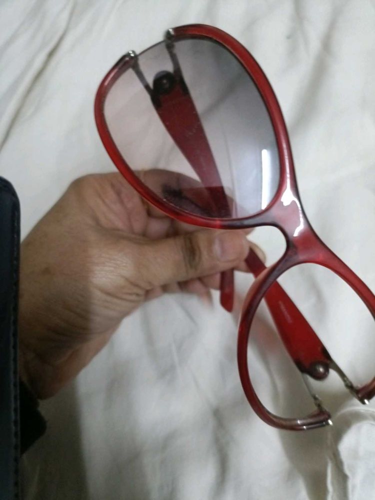 Red Framed Sunglasses