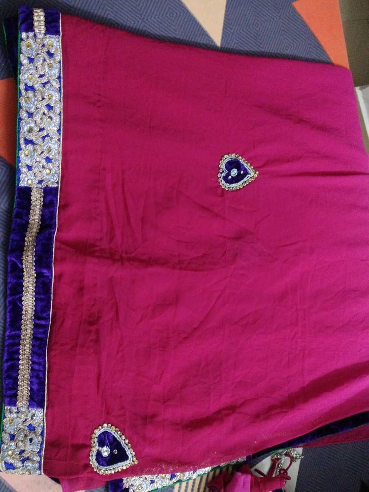 Elegant Pink Saree