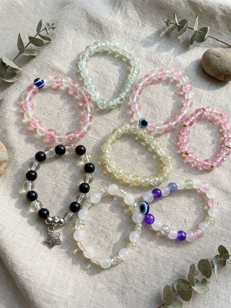 BUY 4 GET More four FREE! 😍✨ 8 Beaded Bracelet